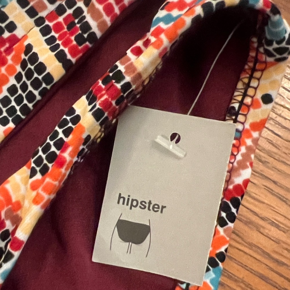 Massimo Teal And Patterned Bikini Set - image 3